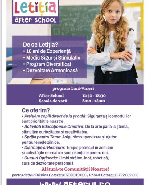 Letitia - After school sector 3